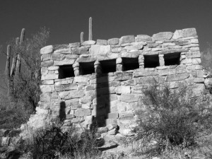Desert restroom