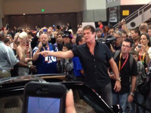 David Hasselhoff and KITT David Hasselhoff and KITT