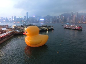 Giant Duck in Hong Kong Giant Duck in Hong Kong