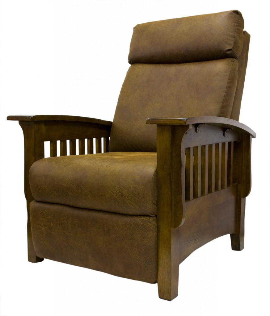 Oak Wood Mission Style Leather Reclining Chair Strange Things People Are Buried With