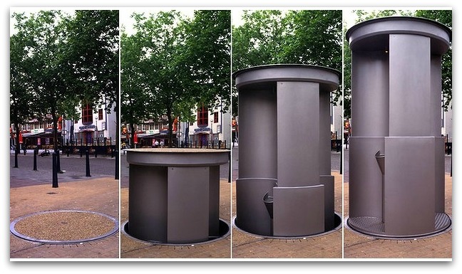 Pop-Up Urinal