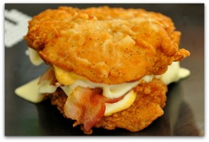 KFC Double Down Sandwich