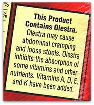 Olestra Warning